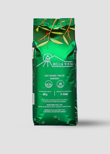 [F] Cafe Tostado y Molido Ranchero Verde (16 Oz)